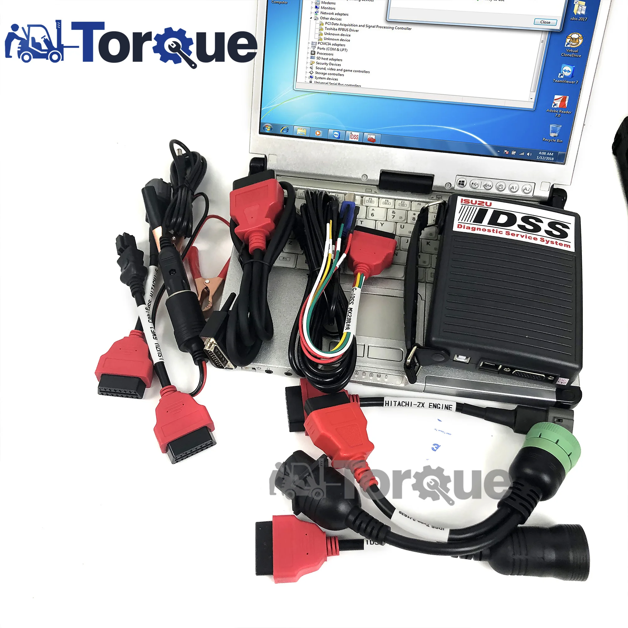 Ноутбук C2 + для ISUZU IDSS DIAGNOSTIC SERVICE SYSTEM IDSS III G-IDSS E-IDSS Дизельный грузовик-экскаватор EURO6/5 Дизельный инструмент