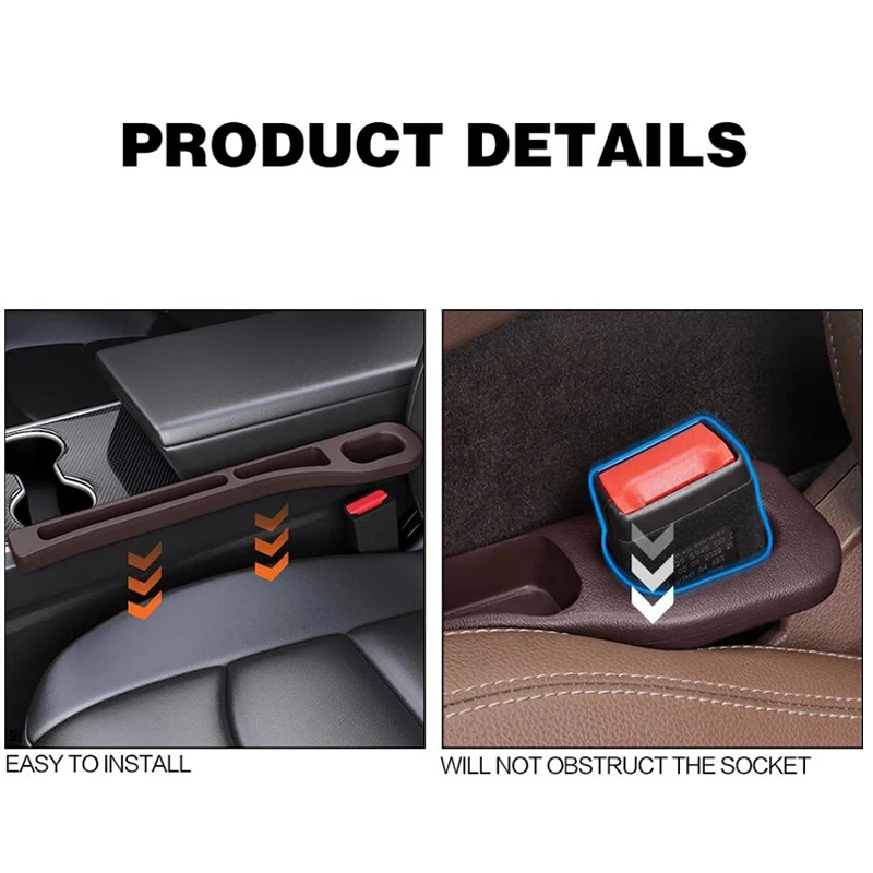 Фото Для Mercedes Benz A B C E S M Class W168 W169 W176 W245 W246 Наполнитель зазора автомобильного сиденья между сиденьями Украшение интерьера Аксессуары №2