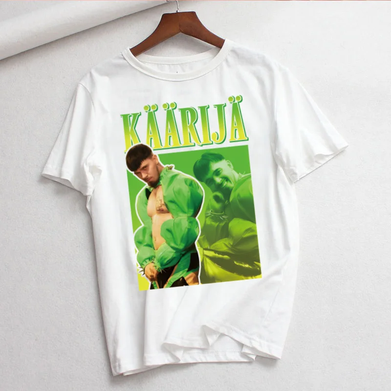 Фото Kaarija Cha Cha Cha Summer Fashion Shirt Graphic T Shirt Women Tops Base O-neck Tees Funny Girls Tshirt №2