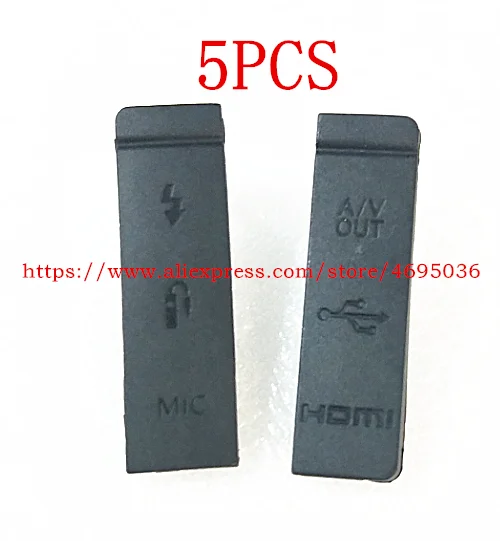 5 шт. новая резиновая нижняя крышка USB/HDMI DC IN/VIDEO OUT для Canon EOS 5D Mark II 5DII 5D2, запасная часть для цифровой камеры
