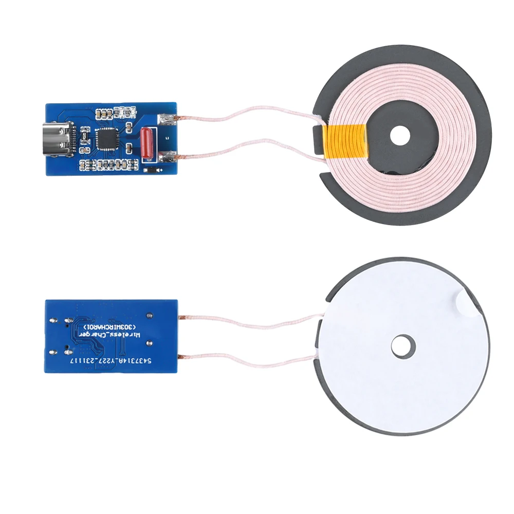 Мощный модуль беспроводной зарядки Type-C 5 Вт 10 Вт 15 Вт IP6826 DIY зарядная катушка модуль PCBA для Samsung 10 Вт/15 Вт оптовая продажа