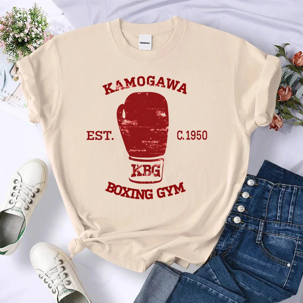 Kbg Hajime No Ippo Kaus футболка женская эстетичная уличная футболка в стиле хип-хоп Харадзюку готическая графическая корейская одежда 80-х годов женская