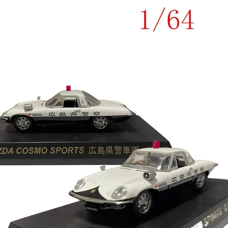 KYOSHO литой под давлением масштаб 1/34, Mazda Cosmo Hiroshima, предпусковая полицейская машина, модель автомобиля из сплава, игрушки для мальчиков, подарок