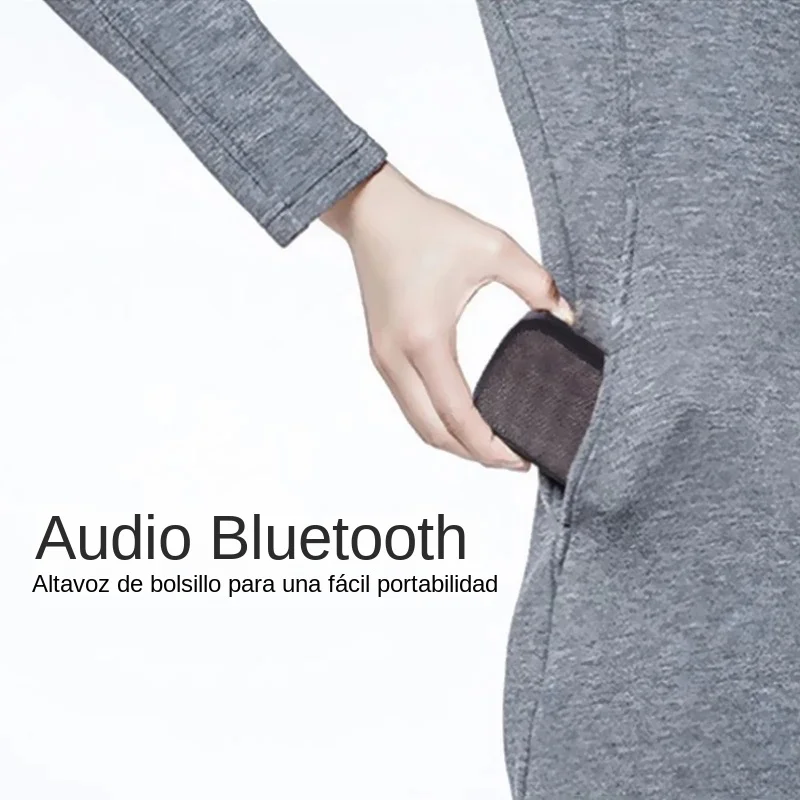 Фото Портативный Bluetooth-динамик, Компактная Беспроводная колонка с поддержкой Bluetooth, USB, TF, AUX №4