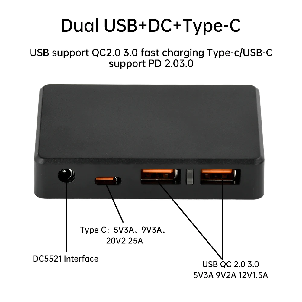 Фото Зарядное устройство «сделай сам», двойной USB-контроллер MPPT, солнечный контроллер QC Type C PD DC, стабилизатор солнечной панели, источник питания №2