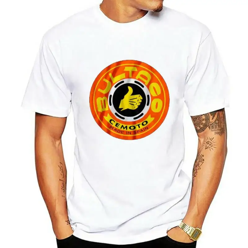 Vintage Motocross T shirt Bultaco Blk Logo