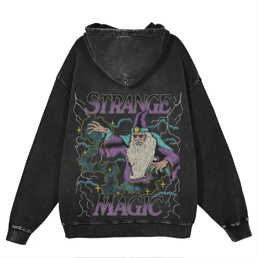 Фото Magic Wizard Новые толстовки для мужчин и толстовки для мужчин, оригинальные бренды, мужская толстовка, женская толстовка с капюшоном Y2k, рубашка с капюшоном, капюшон Kanye №2