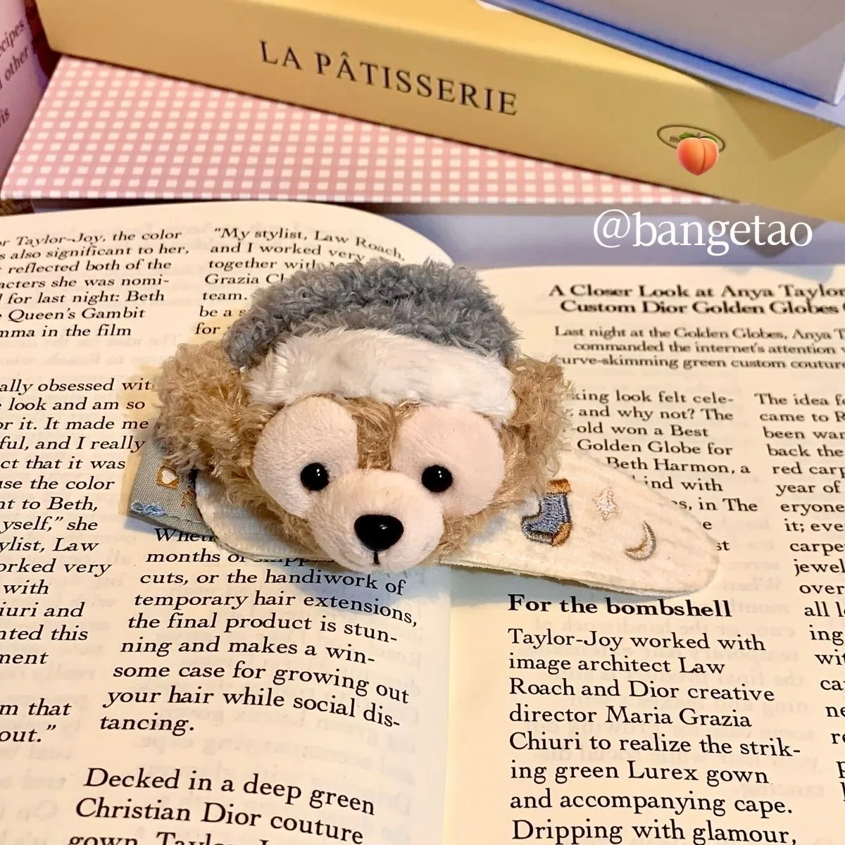 Фото Disney Duffy Shelliemay плюшевая заколка Bb для девочек с челкой, заколка для волос Kawaii Diy, кукла, парик, аксессуары для волос для домашних животных, подарок на день рождения для девочек №3