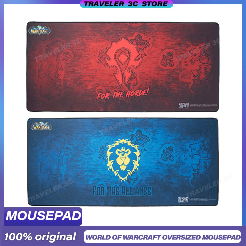 Индивидуальный игровой коврик для мыши Blizzard World of Warcraft, резиновый коврик большого размера для стола, улучшенная игровая мышь для ноутбука Tribal & Alliance