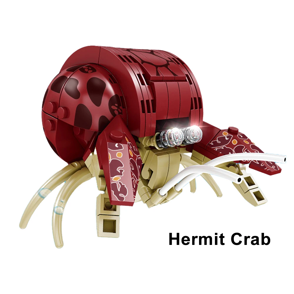 Knew Built Mantis Shrimp Ocean Animal Building Block Игрушка 199 шт. Кирпичи, В комплект входит 176 шт. Акула, Окуп Морские существа Подарок для детей (art.: 3920c94ce8c2b) - 3920c94ce8c2b