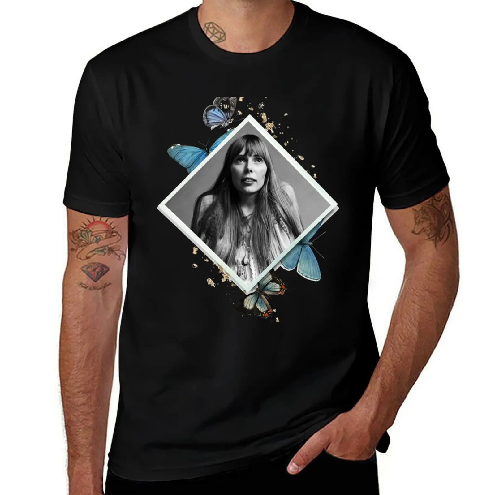 Футболка Joni Mitchell для мальчиков, белая винтажная одежда, блузка, роскошная футболка, футболки для мужчин