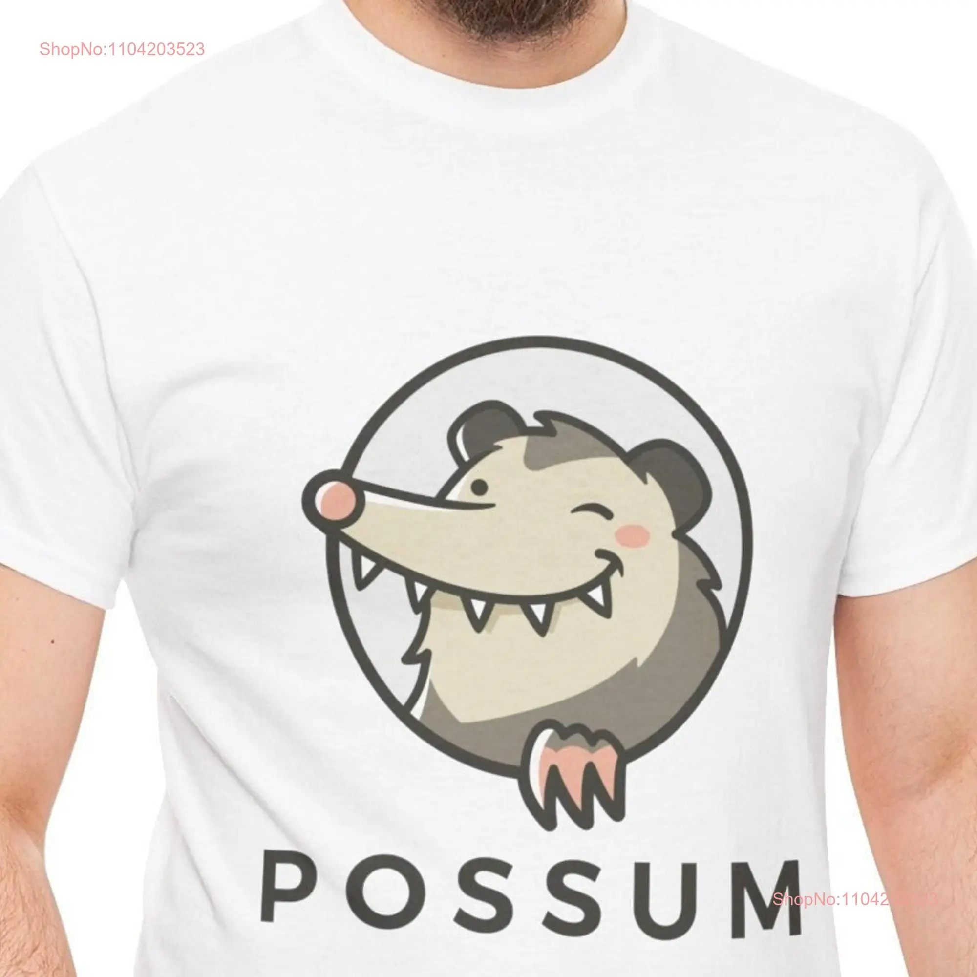 Футболка Possum Опоссум с милыми животными, забавный мем, комфортные цвета, длинные или короткие рукава на день рождения