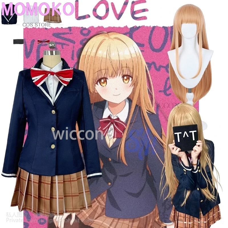 Shiina Mahiru Косплей Ангел Next Door Spoils Me Rotten Аниме Костюм Kawaii Японская Школьная Форма JK Платье Прекрасная Лолита