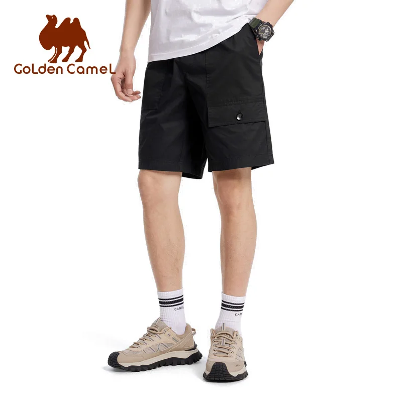 Мужские походные шорты GOLDEN CAMEL, тактические шорты в стиле милитари, хлопковые повседневные штаны, свободные пляжные шорты для рыбалки, Новинка лета 2023