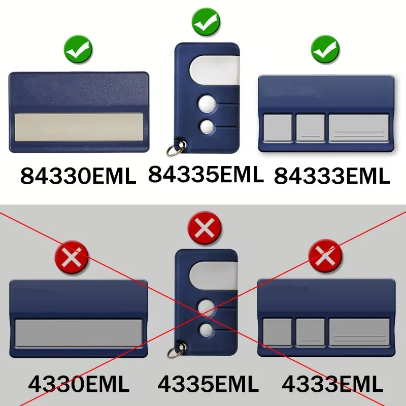 Фото HOMENTRY PS94331 Chamberlain LiftMaster 94335E 94335EML 84335E 84335EML 84330EML MERLIN CM842 CM844 C945 Пульт дистанционного управления 433МГц №2