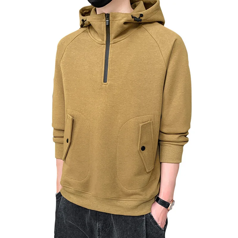 Фото Мужская хлопковая толстовка с капюшоном, размеры до 6XL, 7XL, 8XL №5