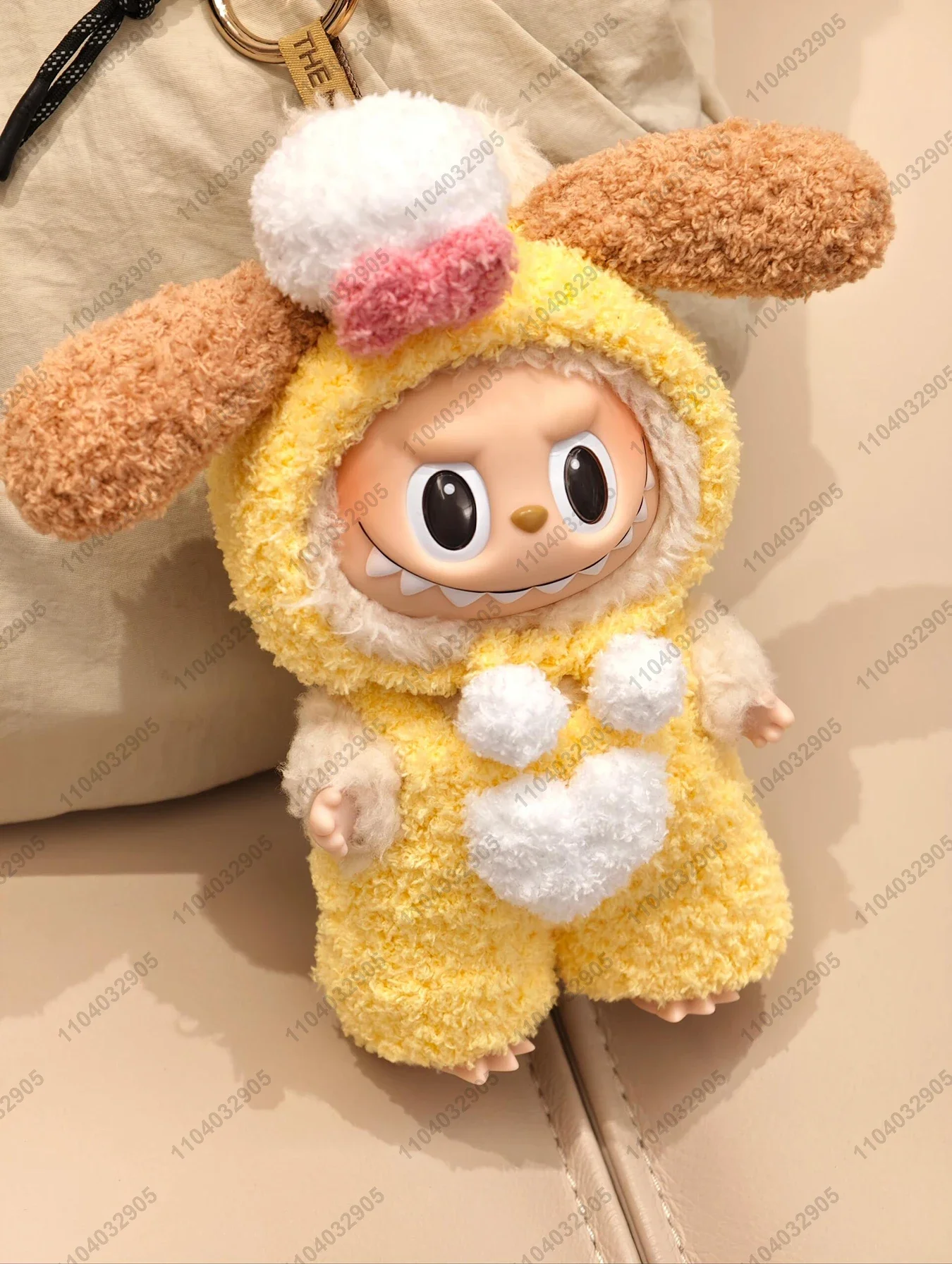 Фото Labubu The Monsters Cookie Ann костюм куклы одежда высокого качества виниловая кукла Kawai фигурка 1:1 реплика сумки очаровательная подвеска №2