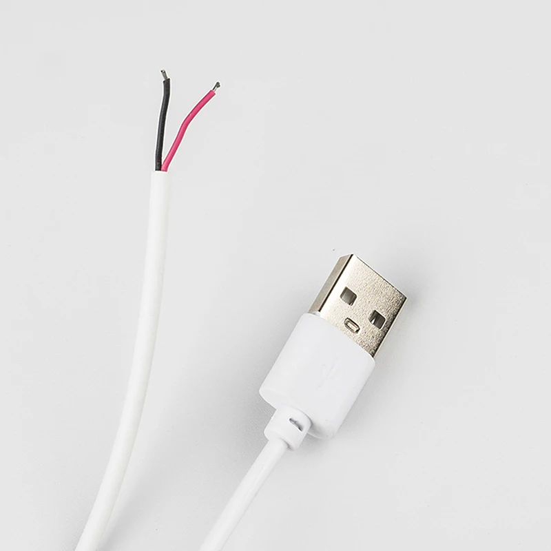 5 В переключатель питания, провод 1 м/1,5 м, USB-папа на 2-ядерный соединительный кабель 501, кнопка ВКЛ. ВЫКЛ. 2 А для светодиодной ленты, лампы накаливания