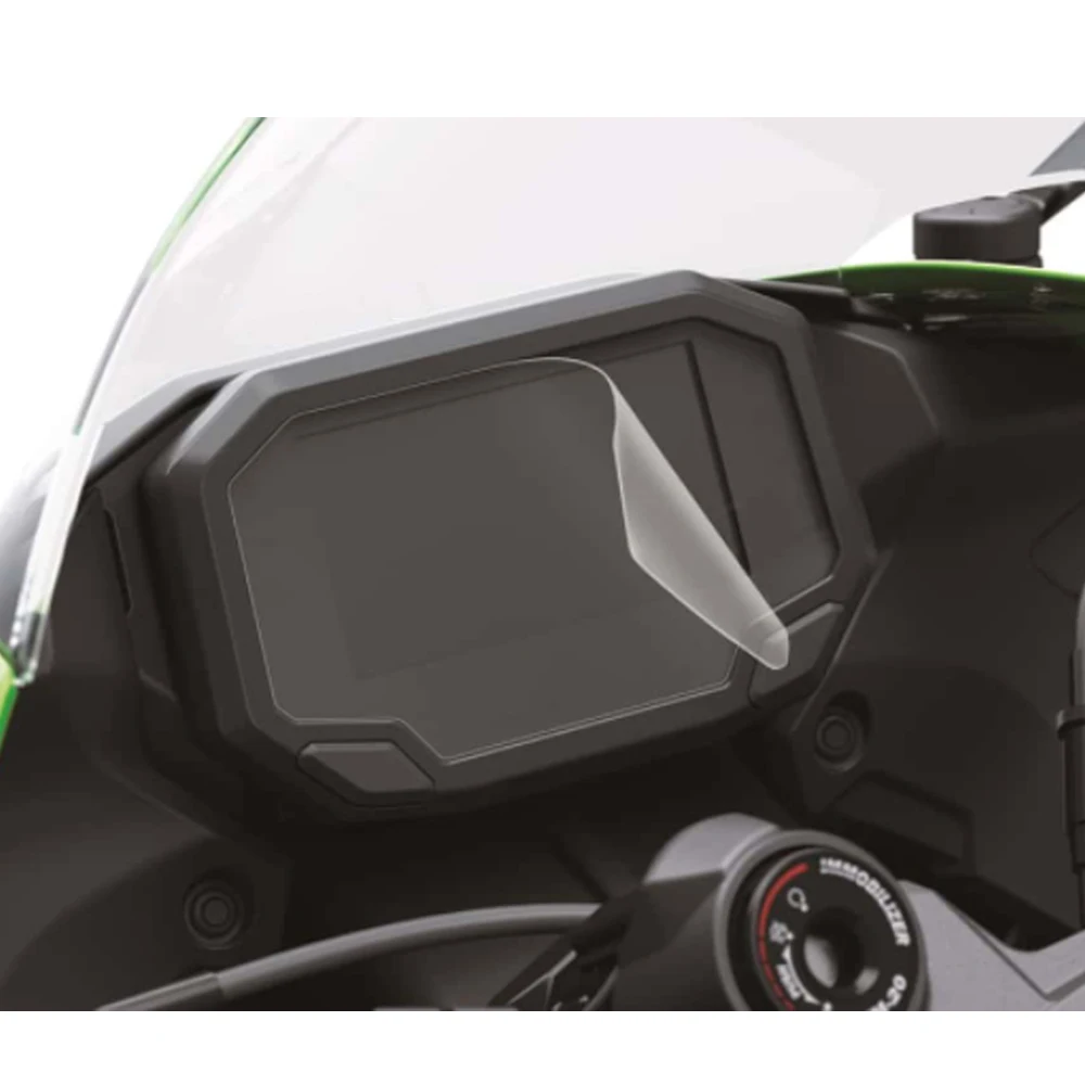 Фото Защитная пленка для приборной панели Kawasaki ZX-6R ZX 6R 2024 + ZX-10R 2021 + аксессуары для мотоциклов Защита от царапин №2