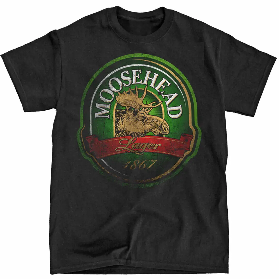 Черная футболка Moosehead с канадским пивом