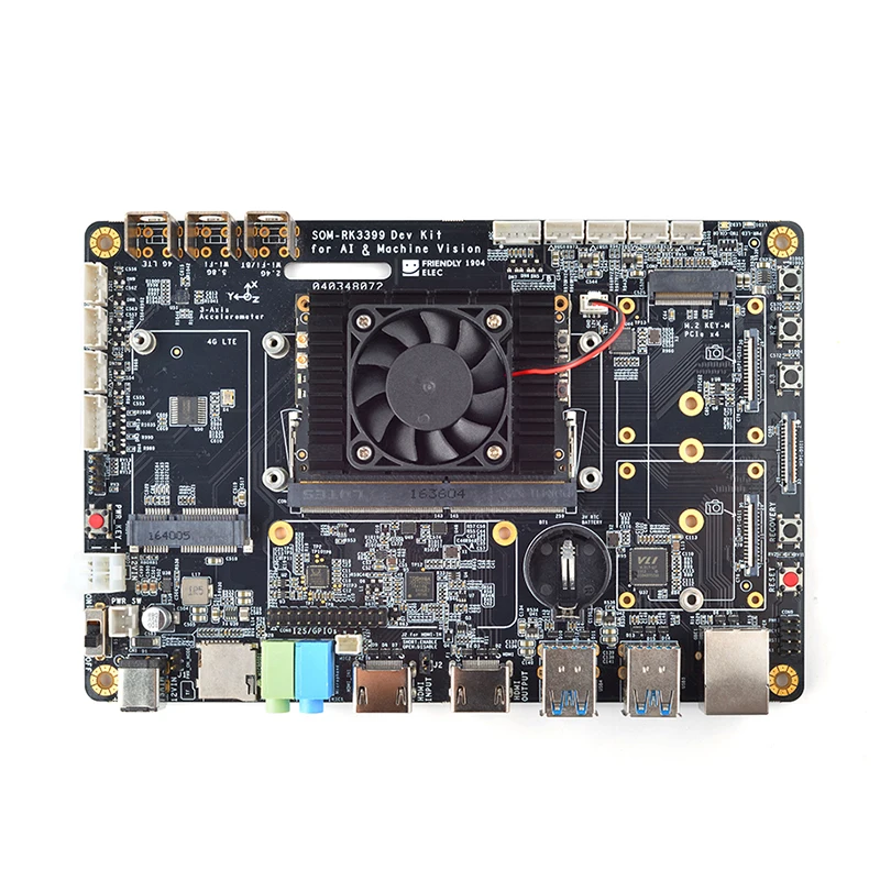 SOM-RK3399V2 Dev Kit Core Board 4GB макетная плата HDMI IN распознавание лица