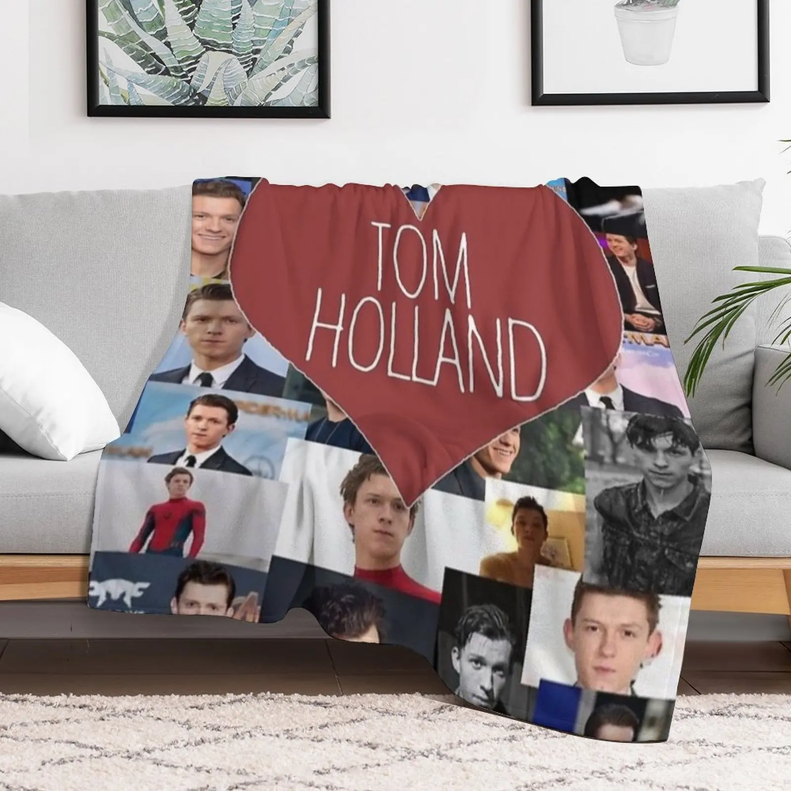 Фото Одеяло/наклейки Tom Holland, декоративное одеяло для диванов, одеяла для кровати, декоративные роскошные одеяла №2