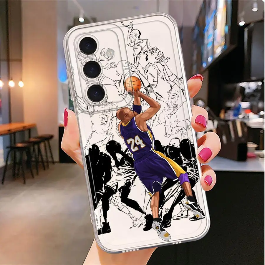 Фото Чехол для телефона Basketball Star для Samsung Galaxy A50 A51 A55 A72 A05 A54 A50 A03 A56 A52 A71 A04 A31 A02 A73 A06 A53 Soft Cover №2