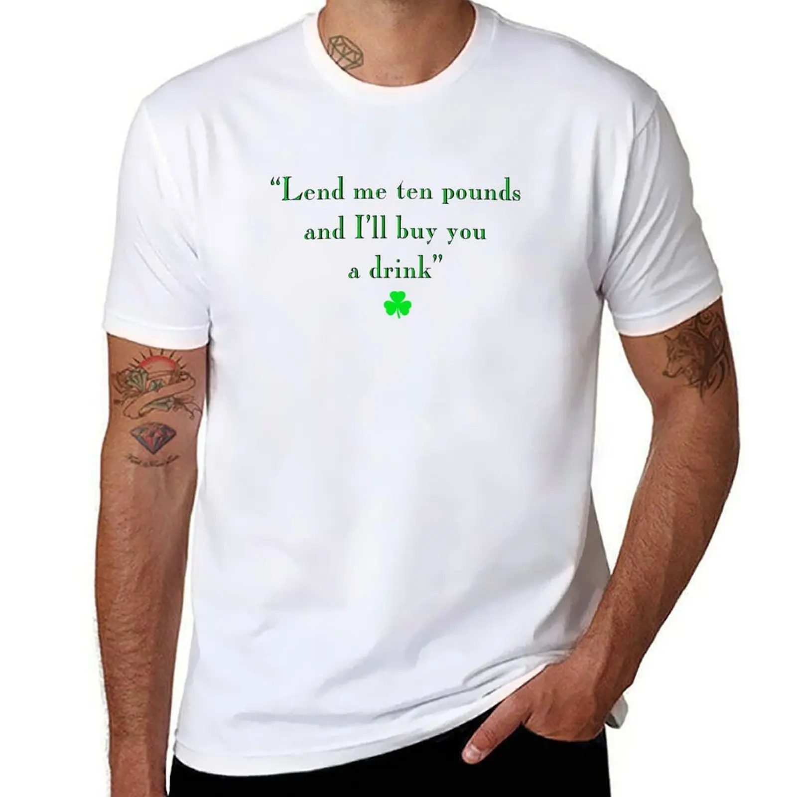 Lend me ten pounds (Pogues) T-Shirt anime t shirts for man t shirts for man graphic vintage T-Shirt