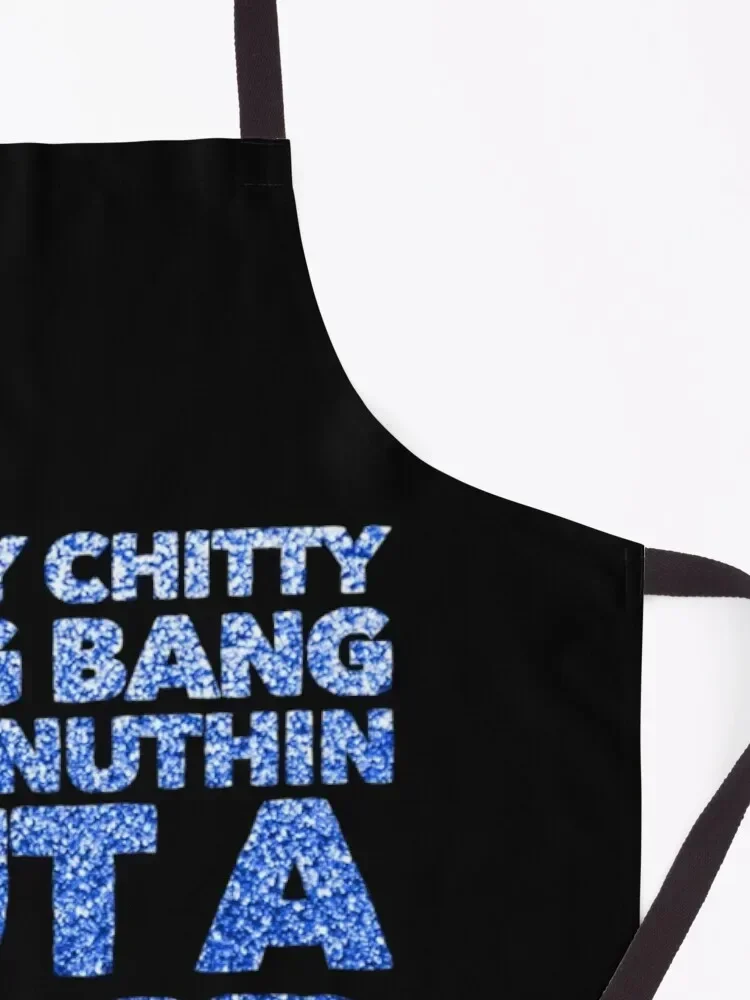 Фото Фартук Chitty Bang Bang Ain't Nuthin But A Crip Thang, одежда для повара, одежда для маникюра, фартук №4