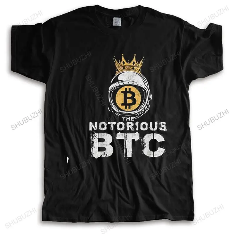 Модная известная Биткойн майка BTC, мужские футболки с коротким рукавом и принтом криптовалюты, хлопковая Футболка с принтом криптовалюты