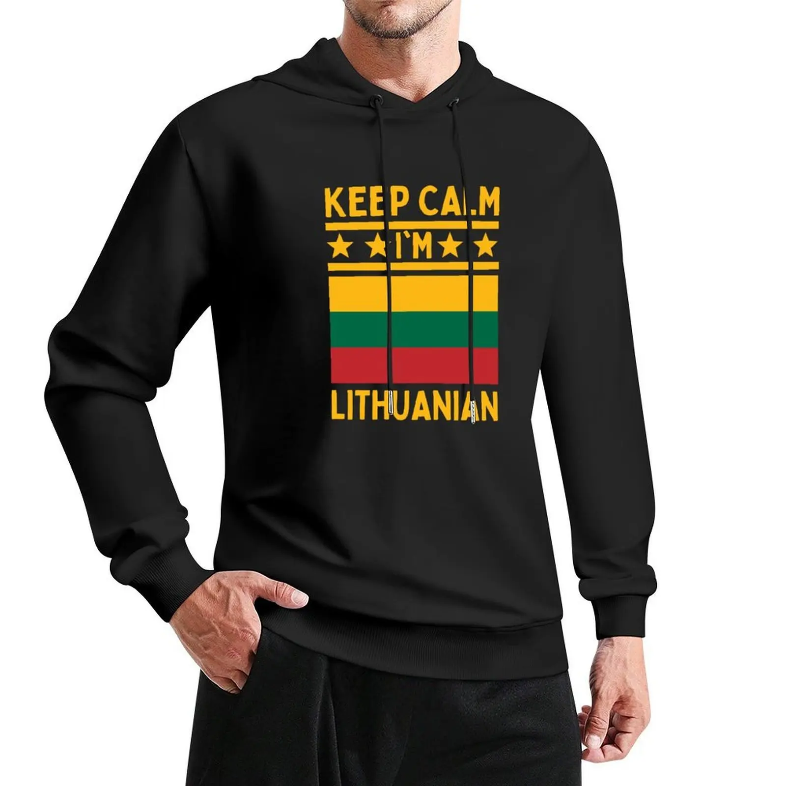 Фото Lithuanian Teen Hoodie autumn jacket men mens clothing mens clothes men's sweat-shirt set oversized hoodie №4