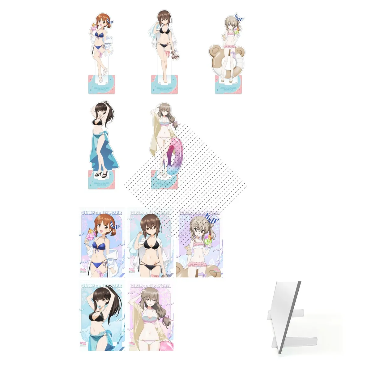 Игра Nishi Kinuyo Darjeeling Nishizumi Miho Maho Kathowa Anchovy акриловая фигурка-подставка кукла аниме брелок косплей игрушка в подарок