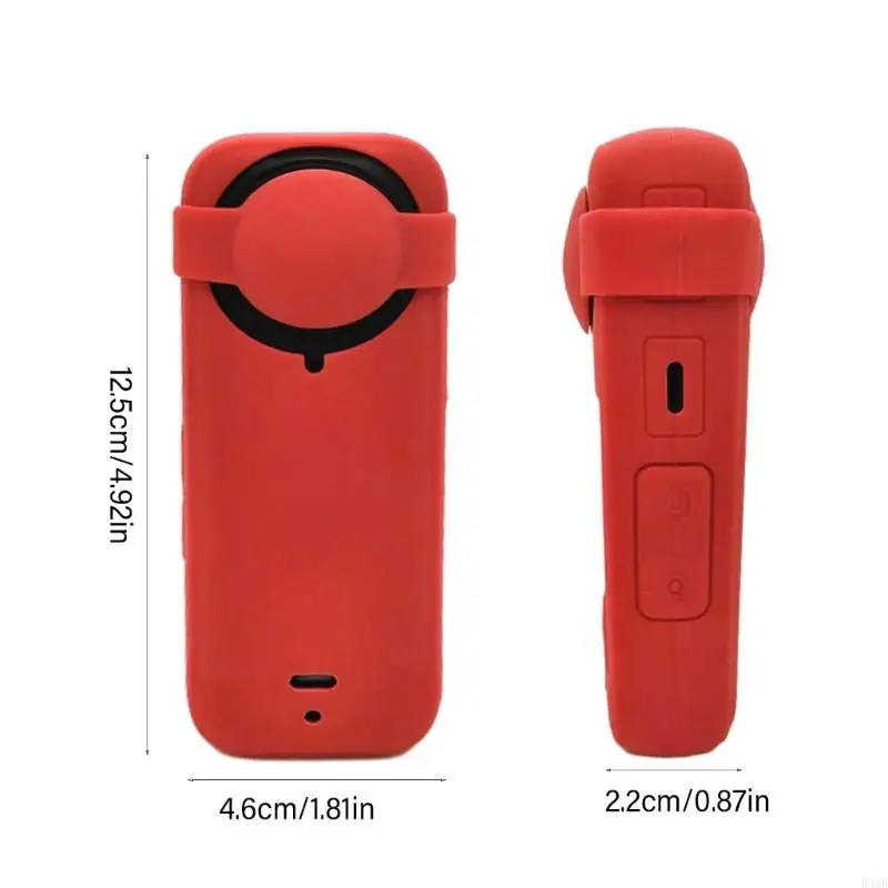D46B Силиконовый защитный корпус для 360 Panoramic Sports Camera Dust Protective Cover Lens Cover Cover Cover (art.: 3920cc3c94bc8) - 3920cc3c94bc8