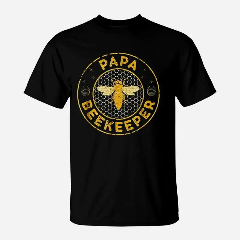 Футболка Papa Beekeeper Bee Whisperer в стиле ретро, белая корейская мода для мальчиков, мужская футболка с животным принтом