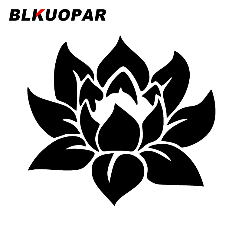 BLKUOPAR Лотос цветок Namaste Автомобильная наклейка Водонепроницаемая Солнцезащитная наклейка забавная устойчивая к царапинам креативная доска для серфинга Декор виниловая автомобильная пленка