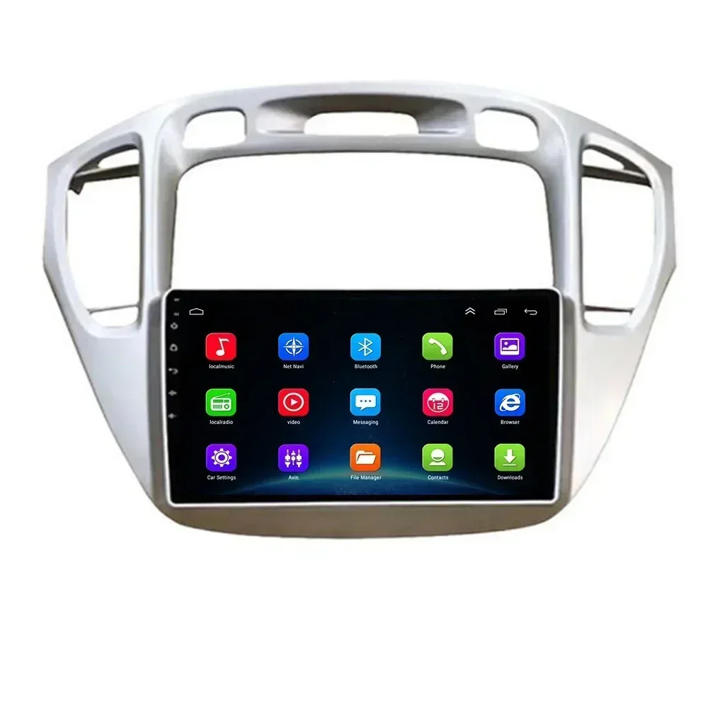 Фото 2 Din Android 13 Автомобильный стерео радио DVD GPS Мультимедийный видеоплеер 5G Wi-Fi камера DSP Carplay для Toyota Highlander 2001-2007 №5