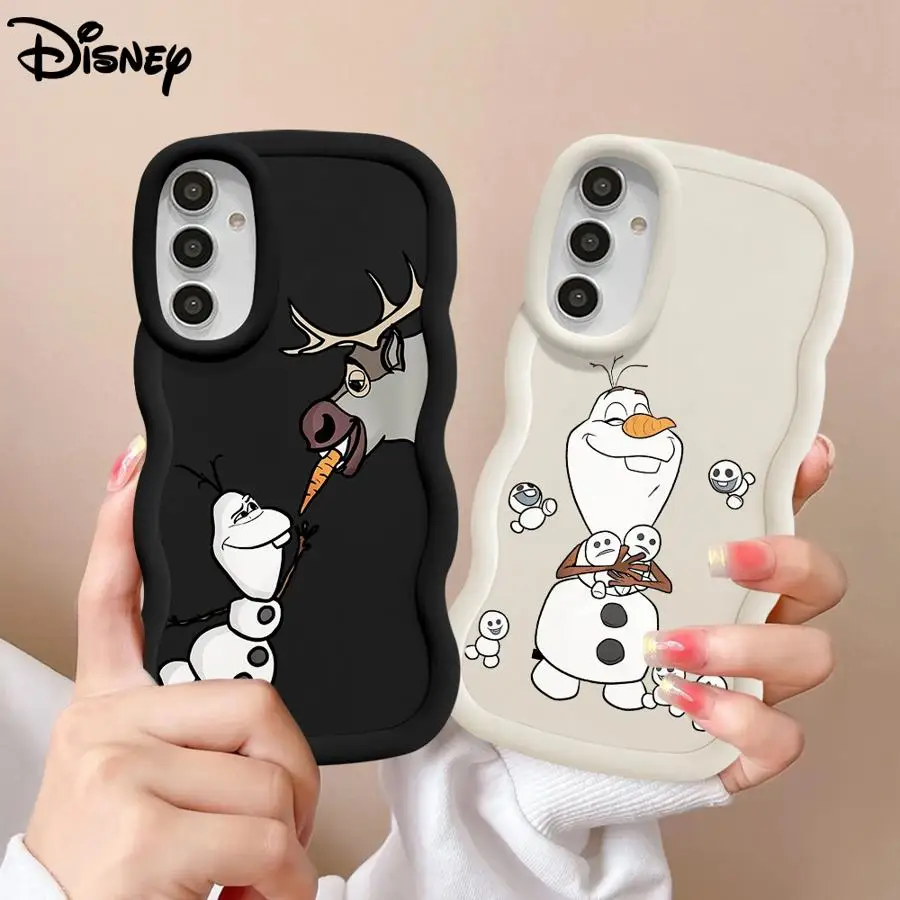 Чехол для Samsung Galaxy A04e A51 A20s A50 A30 A20 A21s A04 A06 A30s A11 A02s A03 Core A05 A05s Soft Cover Olaf Frozen Disney