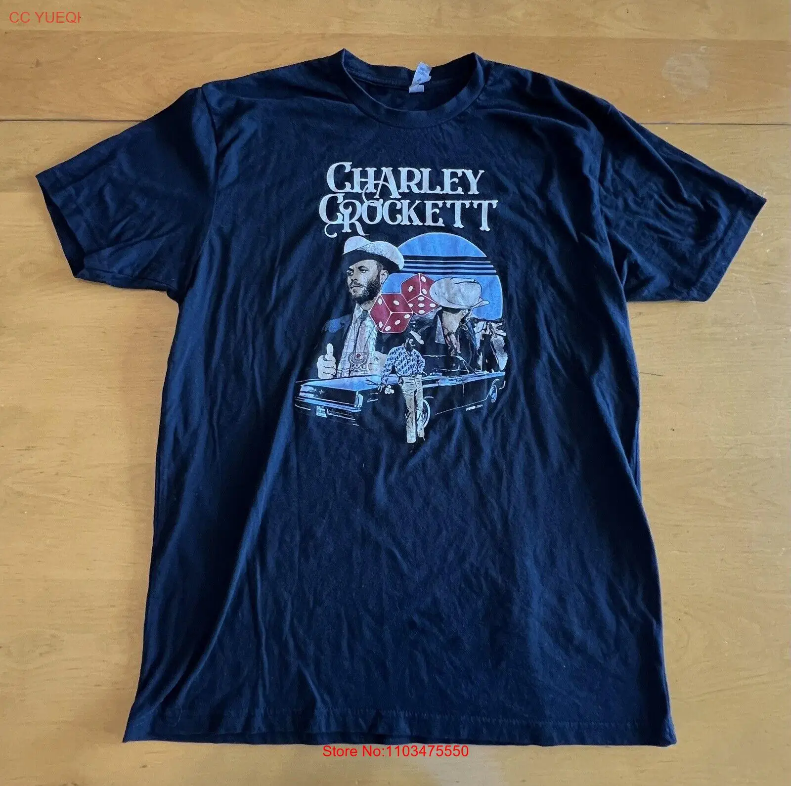 2021, рубашка Charley Crockett, L-Country, блюз, американская душа, Официальный Merch