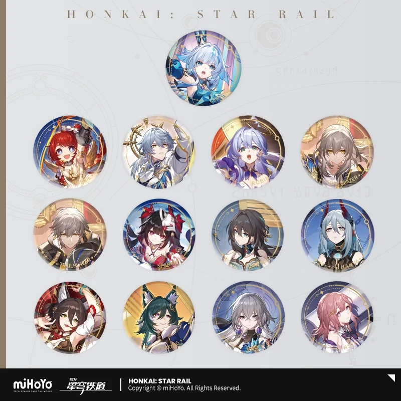 Фото Sunsyea Honkai Star Rail Официальный товар miHoYo Original Authentic The Harmony Path Акриловая подставка Значок Подвеска Робин Недели №3