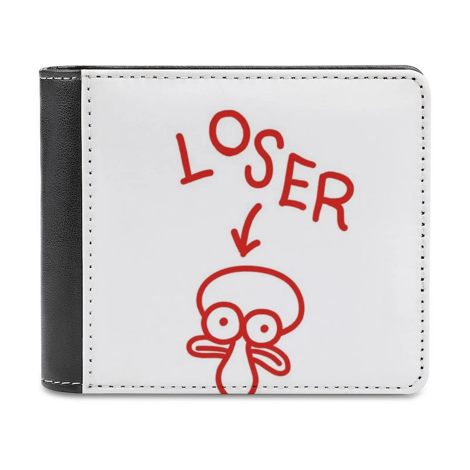 Деловые мужские кошельки Squidward Loser, маленькие кошельки для денег, новый дизайн, цена в долларах, верхний кошелек, щупальца Squidward Squidward