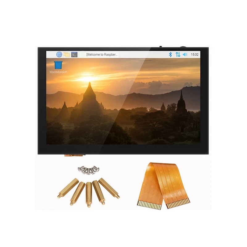 Сенсорный экран BIGTREETECH PITFT50 V2.0, 5 дюймов, емкостный ЖК-дисплей Octoprint для Raspberry Pi 4/3 3B +/2B, запчасти для 3D-принтера TFT50