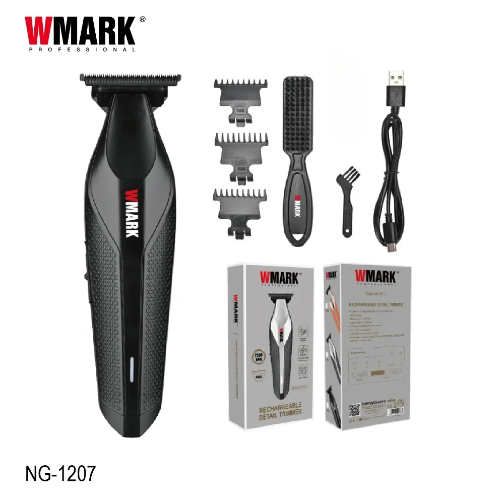 Фото НОВЫЕ триммеры для волос WMARK NG-1207, новые ножницы для гравировки металлургии с порошком, перезаряжаемая машинка для стрижки волос, салон №4