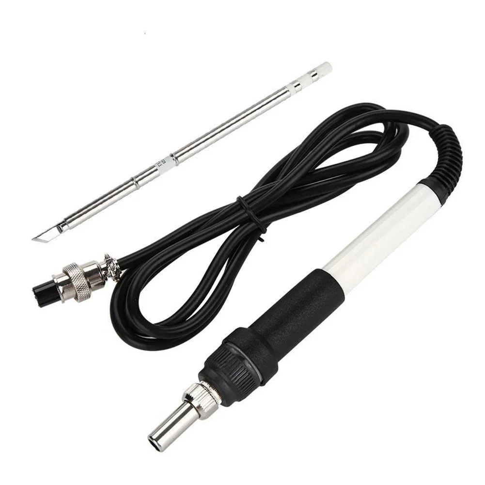 Фото Ручка для паяльника, аксессуары, Черный DC 12-24V для DSK T12-D HT, запасная паяльная станция, Новинка №5