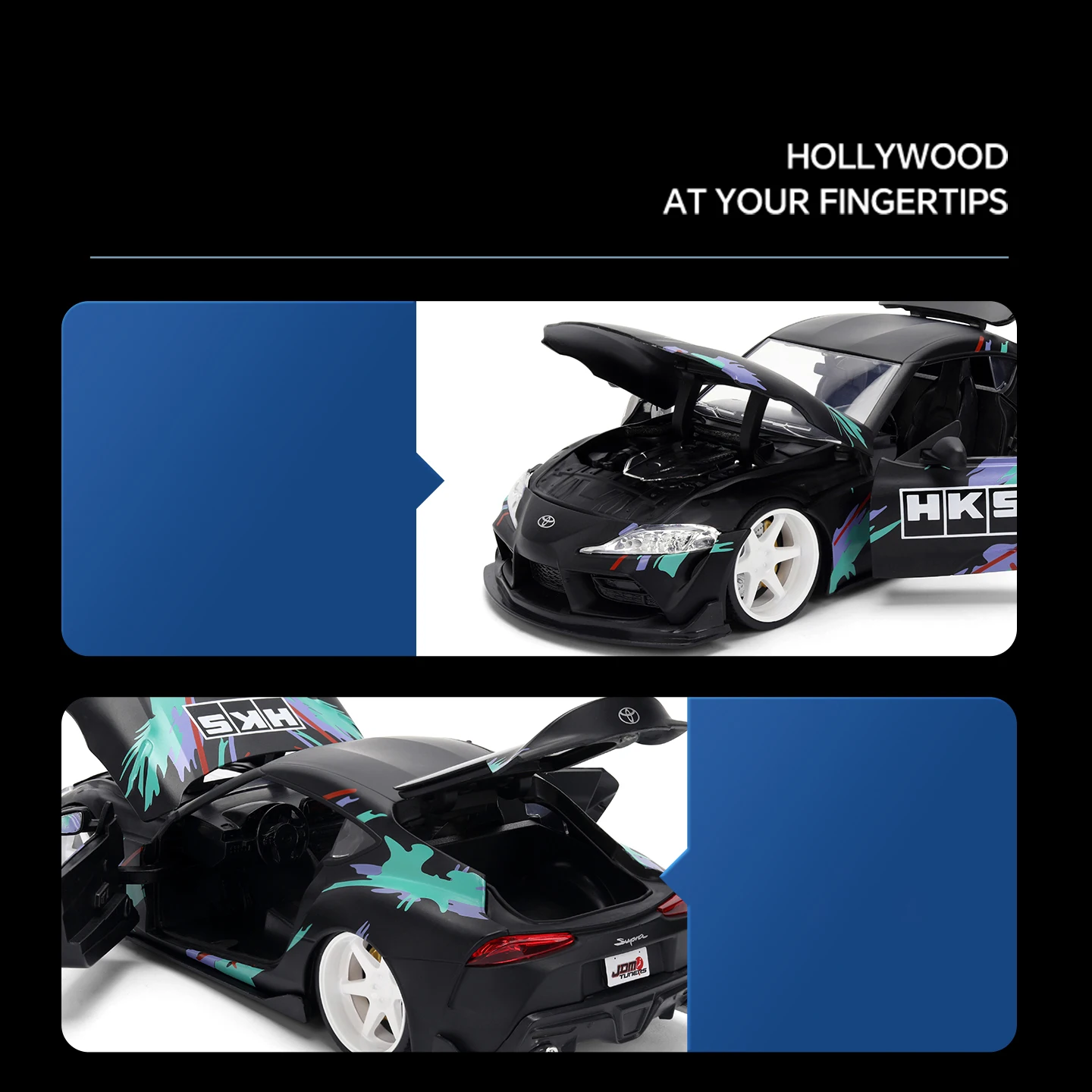 Фото JADA 1:24 JDM 2020 GR SUPRA легкосплавный автомобиль, литье под давлением и игрушечный транспорт, модель автомобиля, миниатюрная масштабная модель автомобиля для детей №3