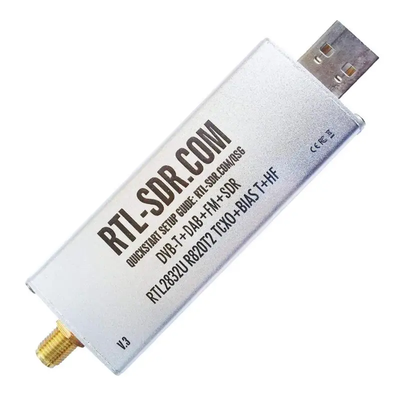 RTL-SDR блог V3 RTL2832U R820T2 1PPM TCXO HF BiasT SMA программно определяемое радио работает с Windows wfor OSX Linux Androids Pi