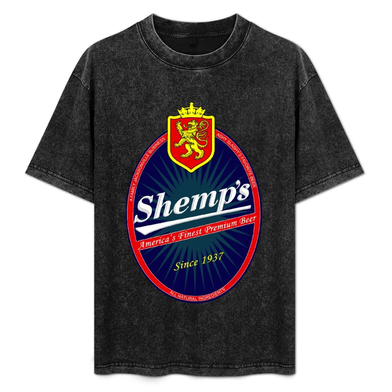 Футболка Shemps Beer, хлопковые футболки с рисунком, винтажные футболки, роскошные дизайнерские мужские футболки с рисунком