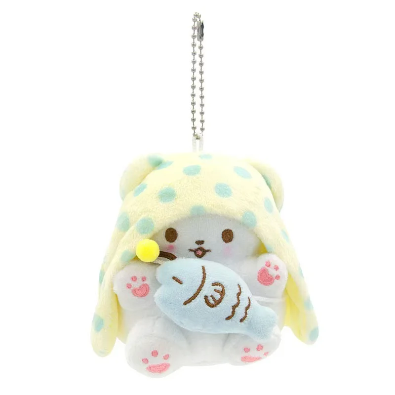 Фото Kawaii одеяло Marumofubiyori, плюшевая кукла-медведь, игрушки Kitty Melody, мягкая подушка, игрушки, плюшевая подвеска, подарки для девочки №5