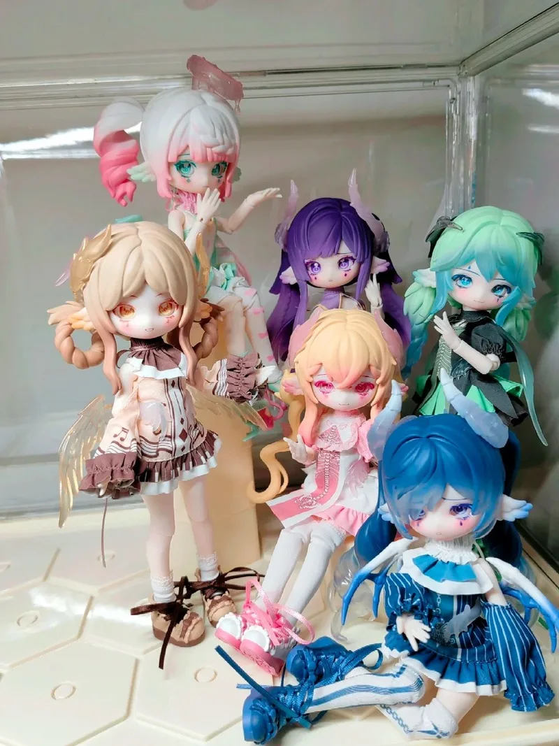 Фото Подлинная коробка Penny's Box Luluya, серия симфонических стихов, слепая коробка 1/8, подвижная модель Bjd, коллекция украшений, аниме-фигурка, игрушки, подарок №2