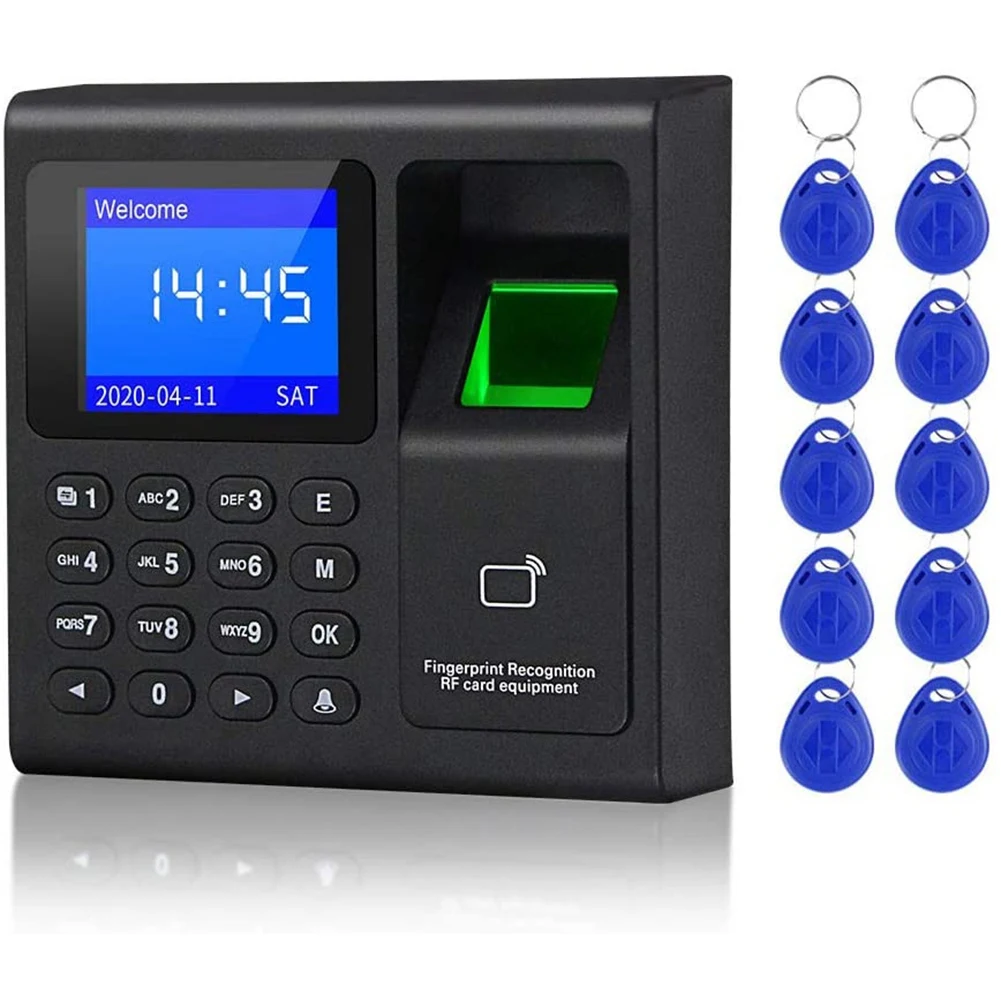 Биометрическая RFID система контроля доступа, RFID клавиатура, USB система отпечатков пальцев, электронные часы, посещающая машина