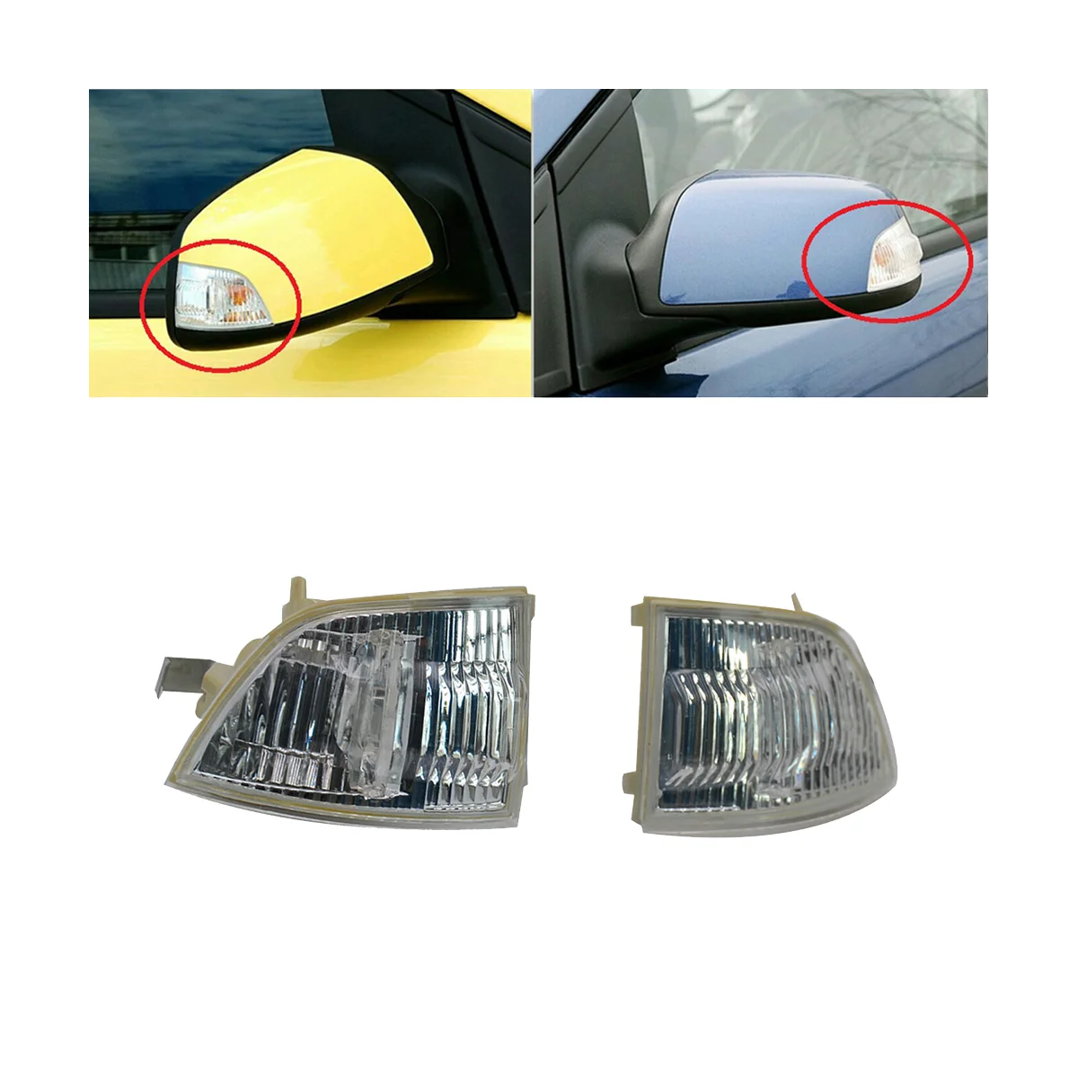 Фото 1 пара, запасные зеркала заднего вида для Ford Focus C-MAX 2003-2013 Cafoucs №2